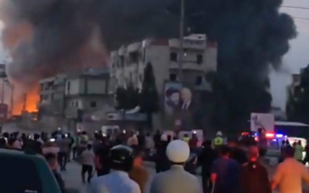 Israeli strike kills Hezbollah operative in south Lebanon; jets target weapons depots
