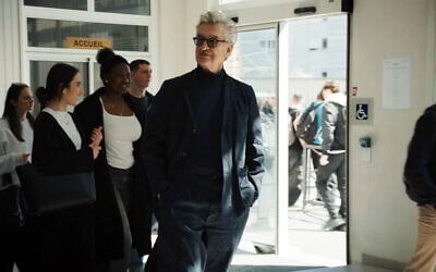 Award-winning German director Wim Wenders revisits the French school in Reims where WWII ended, in the short film 'The Keys to Freedom,' released May 5, 2025. (YouTube screenshot)