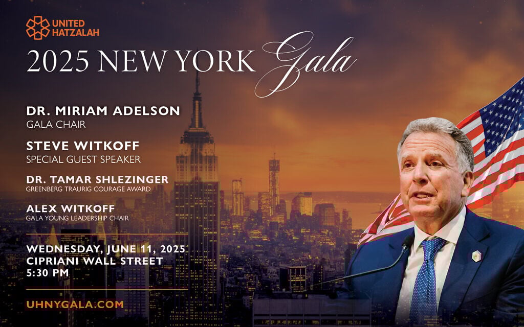 United Hatzalah 2025 New York Gala – An evening of honor, hope, and heroes