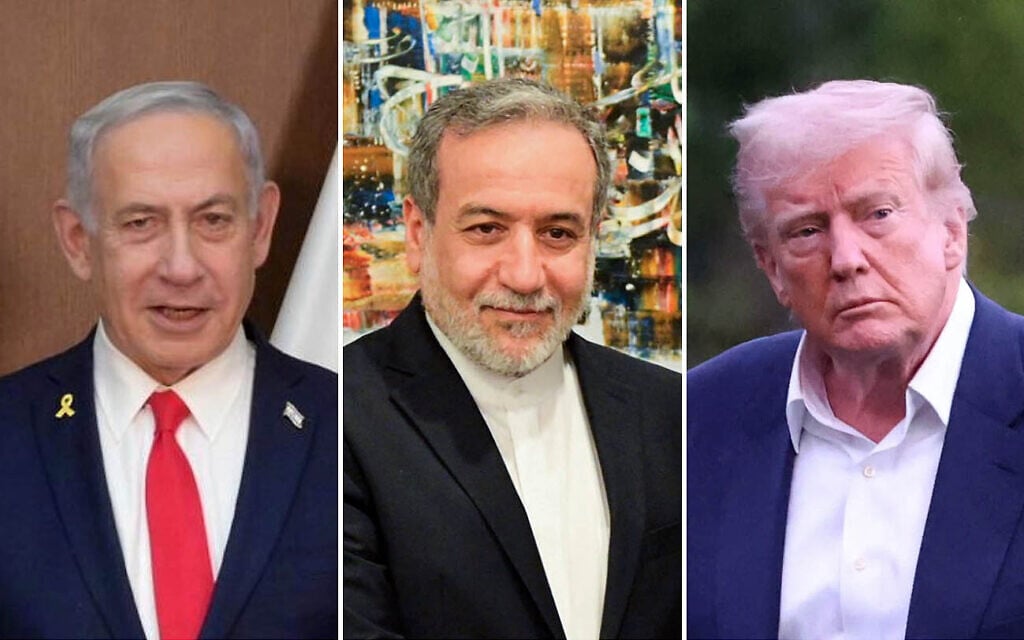 Stirring Trump-Netanyahu pot, Iranian FM says Israel ‘meddling’ in US policy