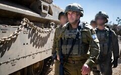 IDF Chief of Staff Lt. Gen. Eyal Zamir visits the Gaza Strip, May 20, 2025. (Israel Defense Forces)