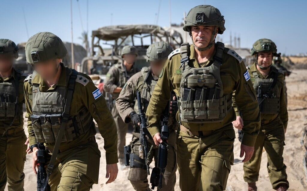 IDF chief Zamir, in Gaza, says battle against Hamas ‘not an endless war’