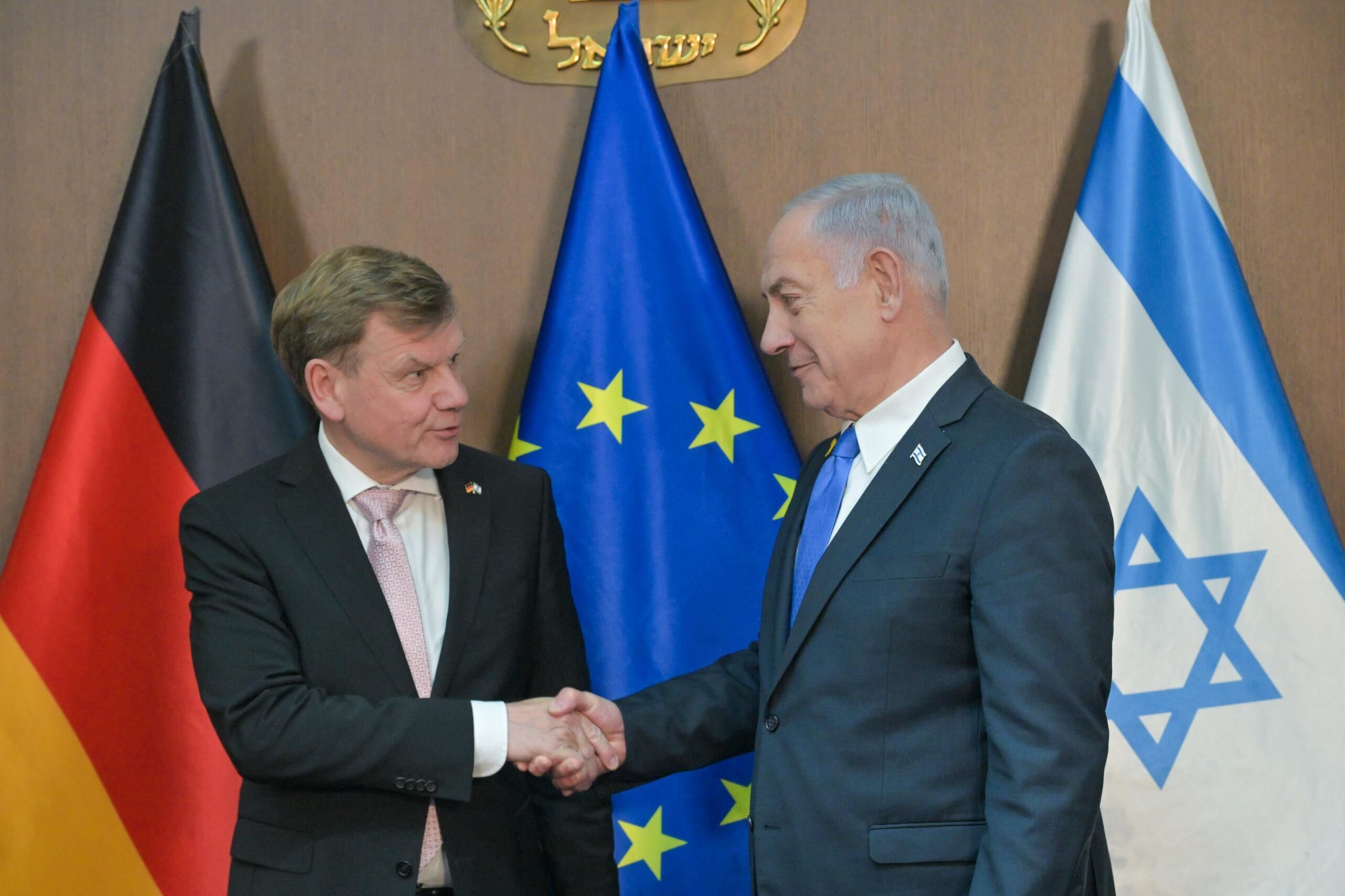 In Israel, German FM says Gaza war cannot be solved by ‘military means,’ urges deal