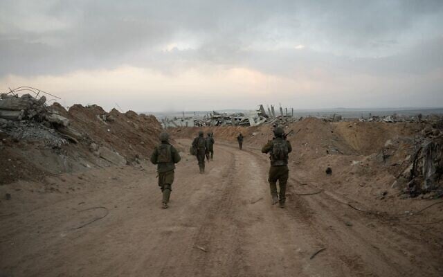 IDF troops operate in the Shejaiya neighborhood in Gaza City, in an image released on May 3, 2025. (Israel Defense Forces) IDF troops operate in the Shejaiya neighborhood in Gaza City, in an image released on May 3, 2025. (Israel Defense Forces)