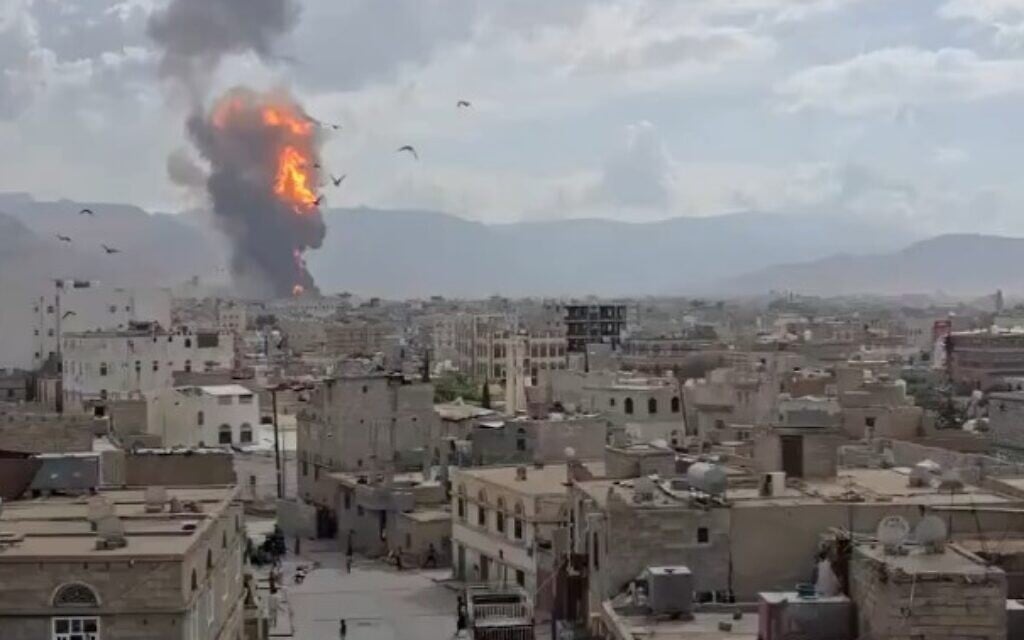 IDF ‘completely disables’ Houthi-controlled Sanaa airport in strikes on Yemen capital