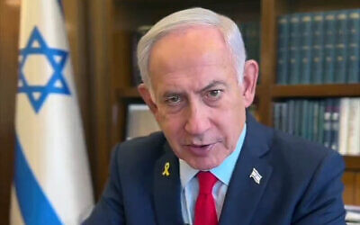 Prime Minister Benjamin Netanyahu answers questions about the Gaza war in a video posted on X on May 5, 2025. (Screenshot: X) Prime Minister Benjamin Netanyahu answers questions about the Gaza war in a video posted on X on May 5, 2025. (Screenshot: X)