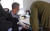 IDF troops treat a wounded Syrian Druze man at a new medical facility in southern Syria, in footage published by the military on May 8, 2025. (Israel Defense Forces)