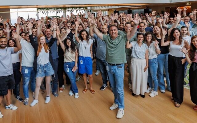 Team at Tel Aviv-based cybersecurity unicorn Cato Networks. (Courtesy)