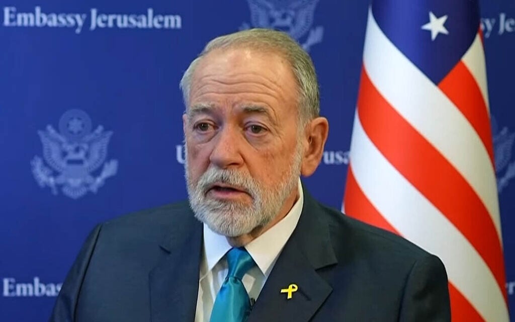 US envoy: ‘No room’ for Palestinian state in West Bank under current conditions