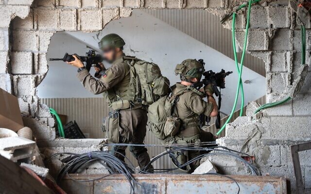 IDF troops of the Nahal Brigade operate in the Gaza Strip, in an image released on June 5, 2025. (Israel Defense Forces) IDF troops of the Nahal Brigade operate in the Gaza Strip, in an image released on June 5, 2025. (Israel Defense Forces)