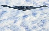 Illustrative: A B-2 Stealth Bomber flies somewhere over the state of Missouri, October 30, 2002. (TIM SLOAN / AFP)
