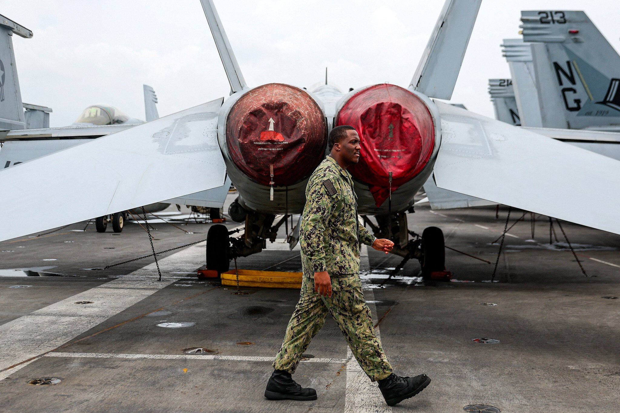 US bolsters forces in region, as Trump says Iran should talk ‘before it’s too late’