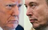 US President Donald Trump (left) aboard Air Force One on May 4, 2025; Elon Musk in the Oval Office of the White House in Washington, DC, on May 21, 2025. (Saul Loeb, Jim Watson/AFP)