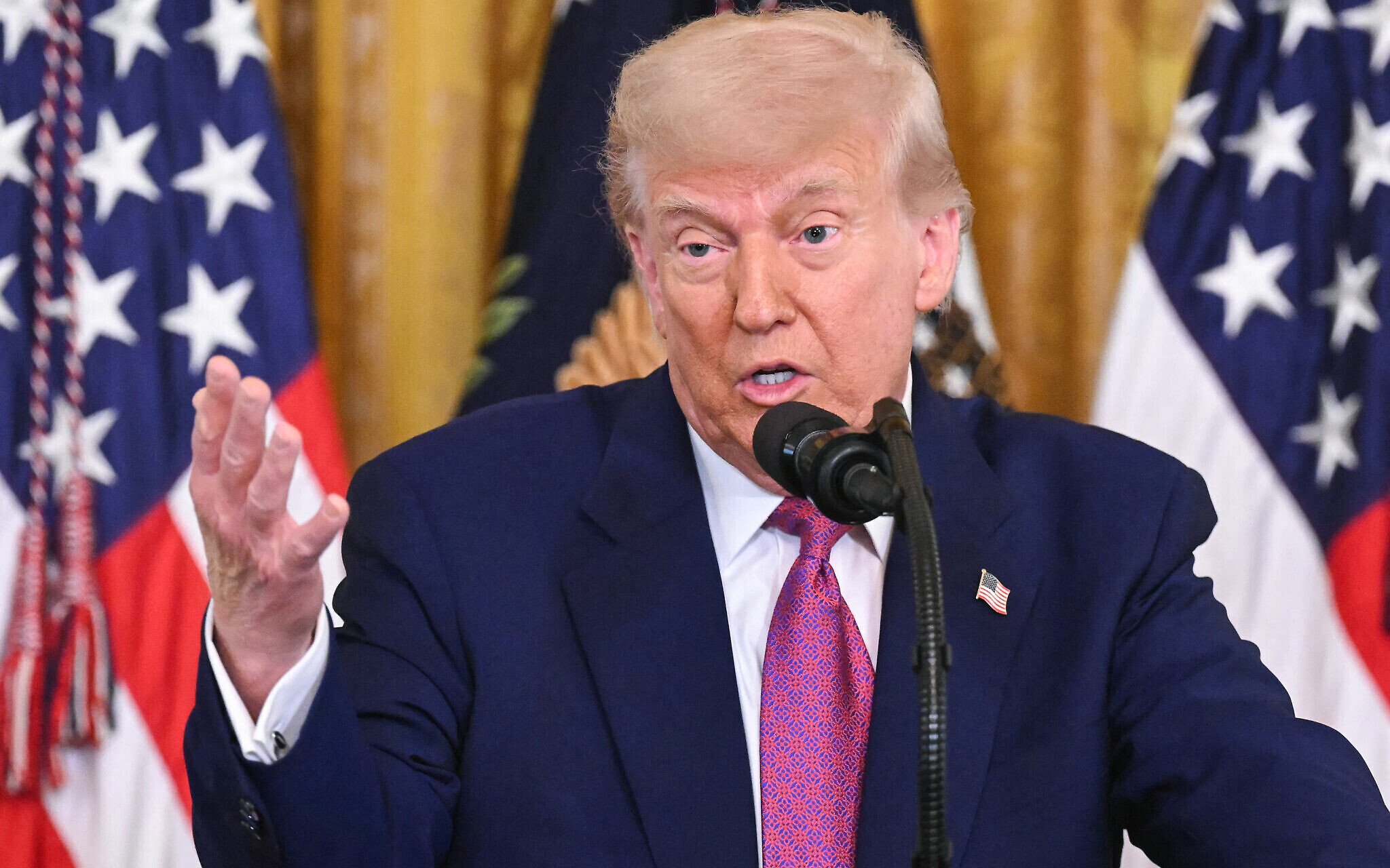 NextImg:Trump says he doesn’t want Israel to attack Iran but strike ‘could very well happen’