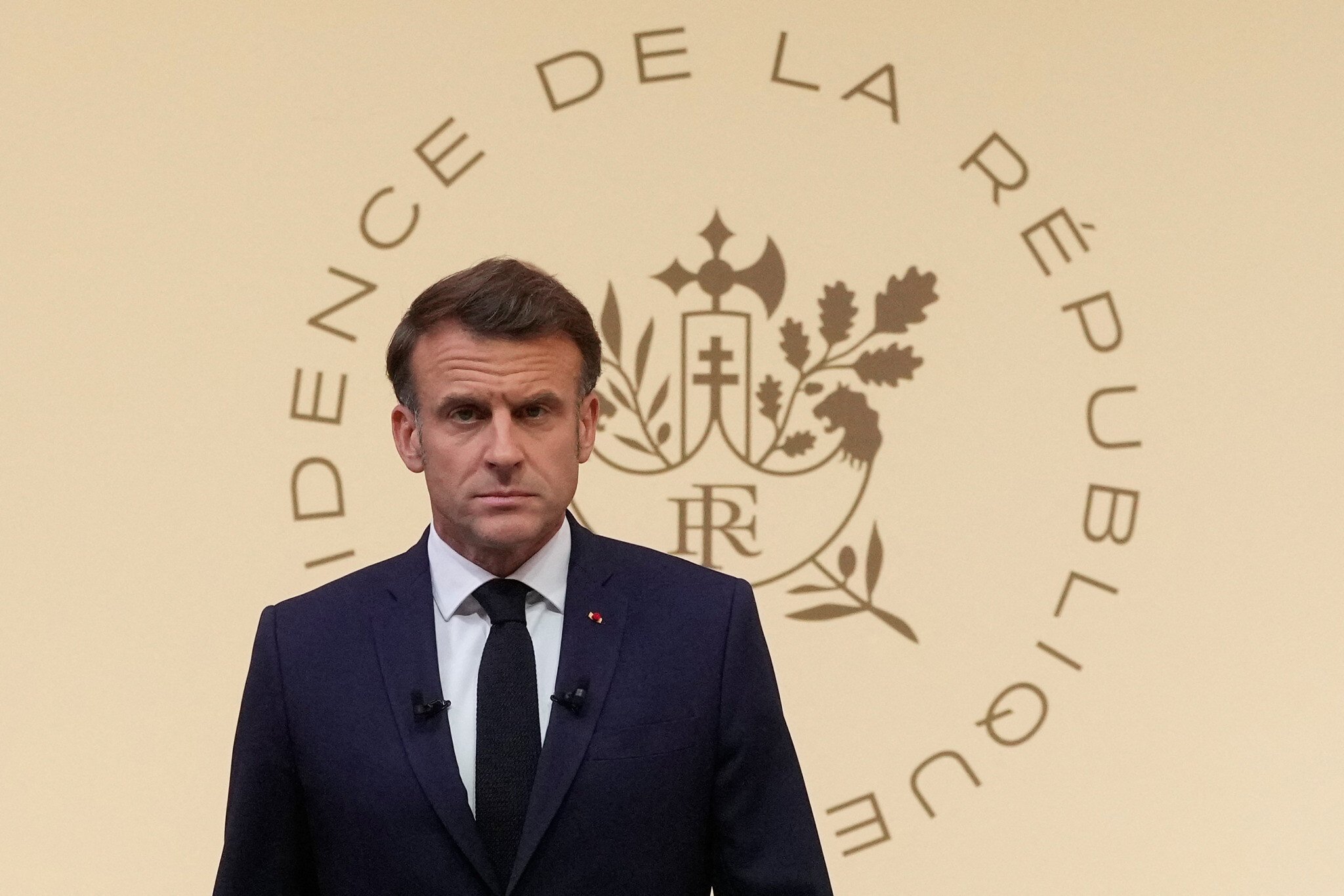 NextImg:Macron says UN conference on Israeli-Palestinian conflict postponed after attack on Iran