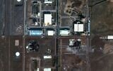 (COMBO) This combination of pictures created on June 14, 2025, shows a handout satellite image provided by Maxar Technologies and taken on June 14, 2025, of a closeup view the Natanz nuclear facilities (Shahid Ahmadi Roshan Nuclear Facilities) near Ahmadabad in Iran, before an Israeli strike (top) and another closeup view taken on June 14, 2025, after an Israeli strike. (AFP Photo/ Satellite image ©2021 Maxar Technologies)