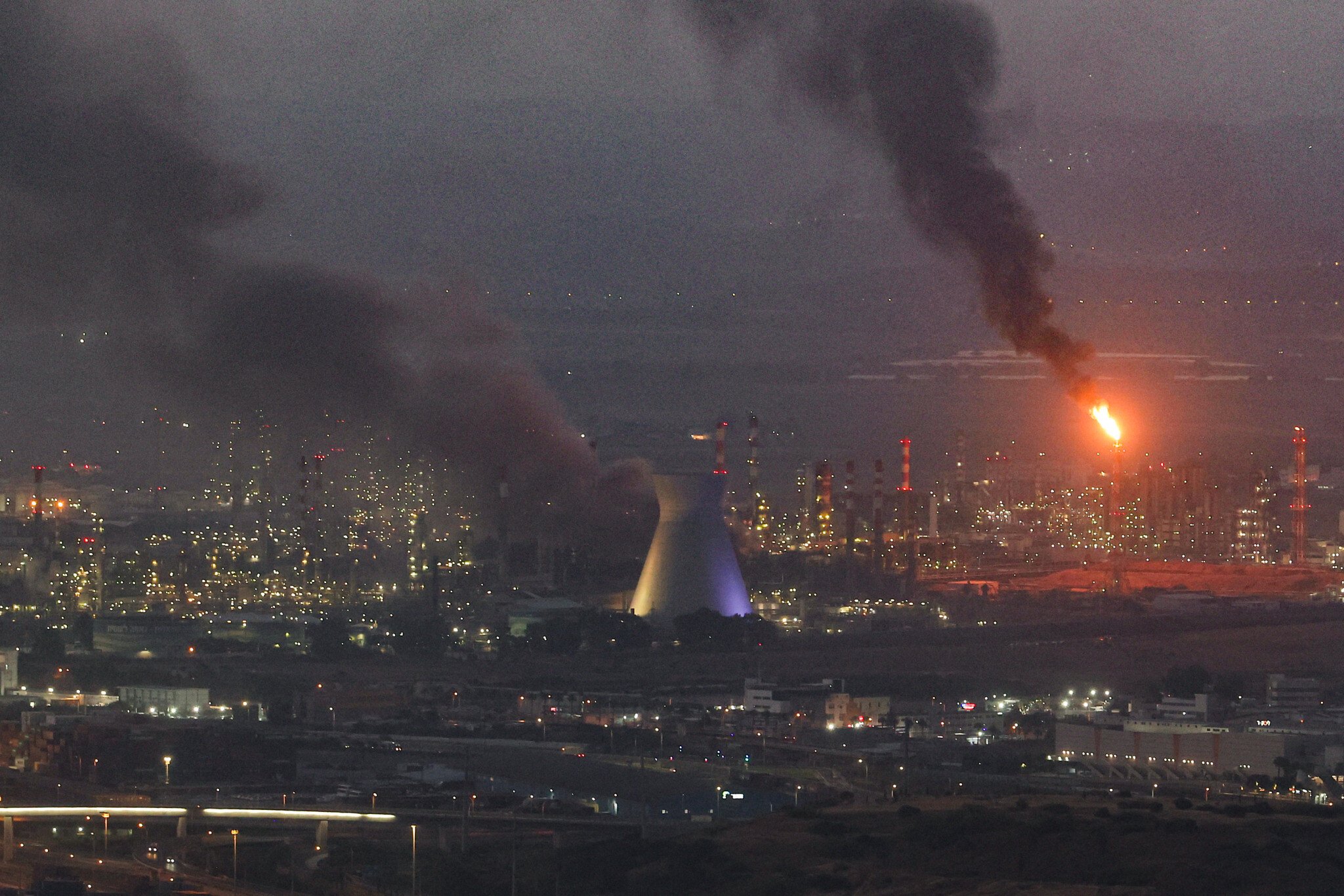 Three people killed in overnight missile strike on Haifa were at Bazan oil refinery
