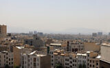 A general view of Tehran, Iran, on June 22, 2025. (ATTA KENARE / AFP)