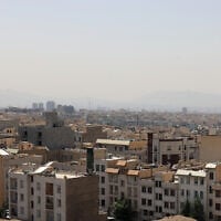 A general view of Tehran, Iran, on June 22, 2025. (ATTA KENARE / AFP)