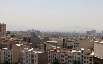 A general view of Tehran, Iran, on June 22, 2025. (ATTA KENARE / AFP)