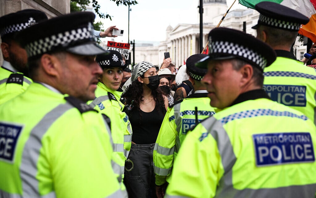 UK police arrests 4 anti-Israel activists over break-in, vandalism at air force base