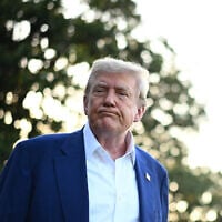 US President Donald Trump makes his way to board Marine One before departing from the South Lawn of the White House in Washington, DC on June 24, 2025 (Mandel NGAN / AFP)