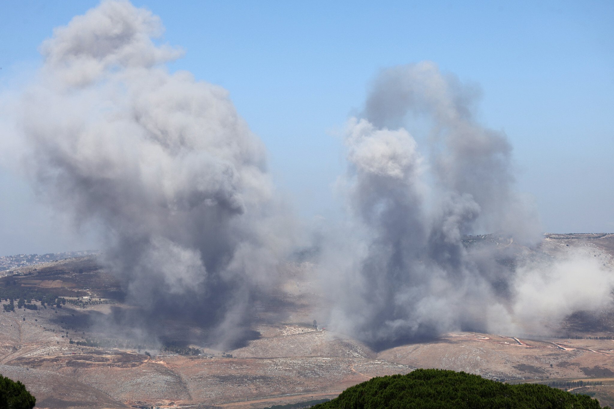 NextImg:IDF strikes Hezbollah targets in south Lebanon; Beirut says one person killed