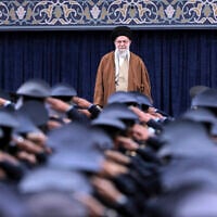 Iran's Supreme Leader Ali Hosseini Khamenei, February 7, 2025. (OFFICE OF THE IRANIAN SUPREME LEADER via AP)