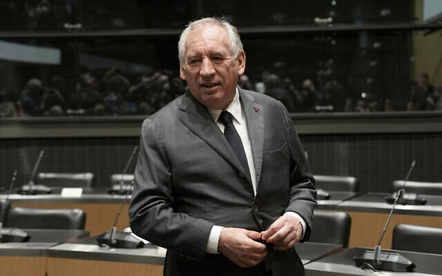French Prime Minister Francois Bayrou at a parliamentary inquiry in Paris, May 14, 2025. (AP Photo/Aurelien Morissard) French Prime Minister Francois Bayrou at a parliamentary inquiry in Paris, May 14, 2025. (AP Photo/Aurelien Morissard)