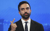 Democratic mayoral candidate Zohran Mamdani speaks during a Democratic mayoral primary debate, June 4, 2025, in New York. (AP Photo/Yuki Iwamura/Pool)