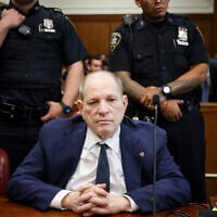 Harvey Weinstein appears at Manhattan criminal court in New York, June 10, 2025. (Michael Nagle/Pool Photo via AP)
