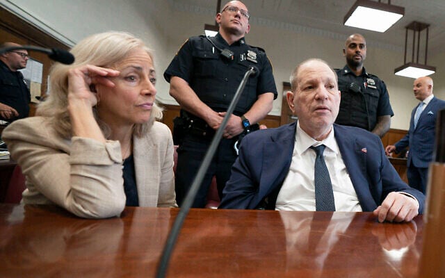 Harvey Weinstein appears in state court in Manhattan for his retrial, June 11, 2025. (Steven Hirsch /New York Post via AP) Harvey Weinstein appears in state court in Manhattan for his retrial, June 11, 2025. (Steven Hirsch /New York Post via AP)