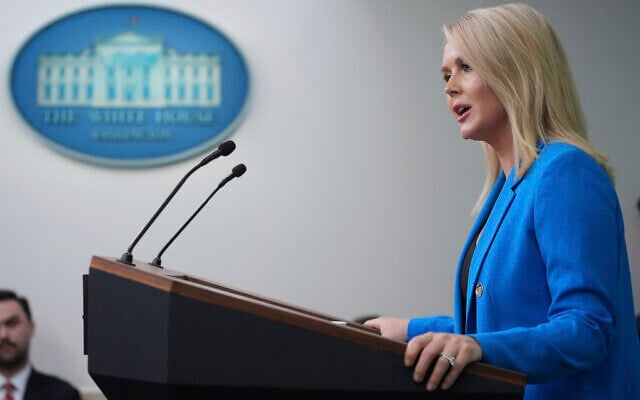 White House press secretary Karoline Leavitt speaks during a briefing at the White House, June 11, 2025, in Washington. (AP/Evan Vucci) White House press secretary Karoline Leavitt speaks during a briefing at the White House, June 11, 2025, in Washington. (AP/Evan Vucci)