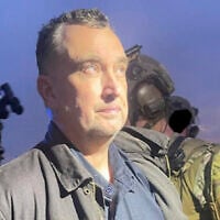This photo made available by the Ramsey County Sheriff's Office shows Vance Luther Boelter, the man accused of assassinating the top Democrat in the Minnesota House, as he was arrested, June 15, 2025. (Ramsey County Sheriff's Office via AP)