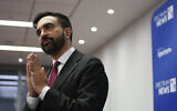 New York State Assemblyman Zohran Mamdani at a debate in New York City, June 12, 2025. (Vincent Alban/The New York Times via AP, Pool, file)