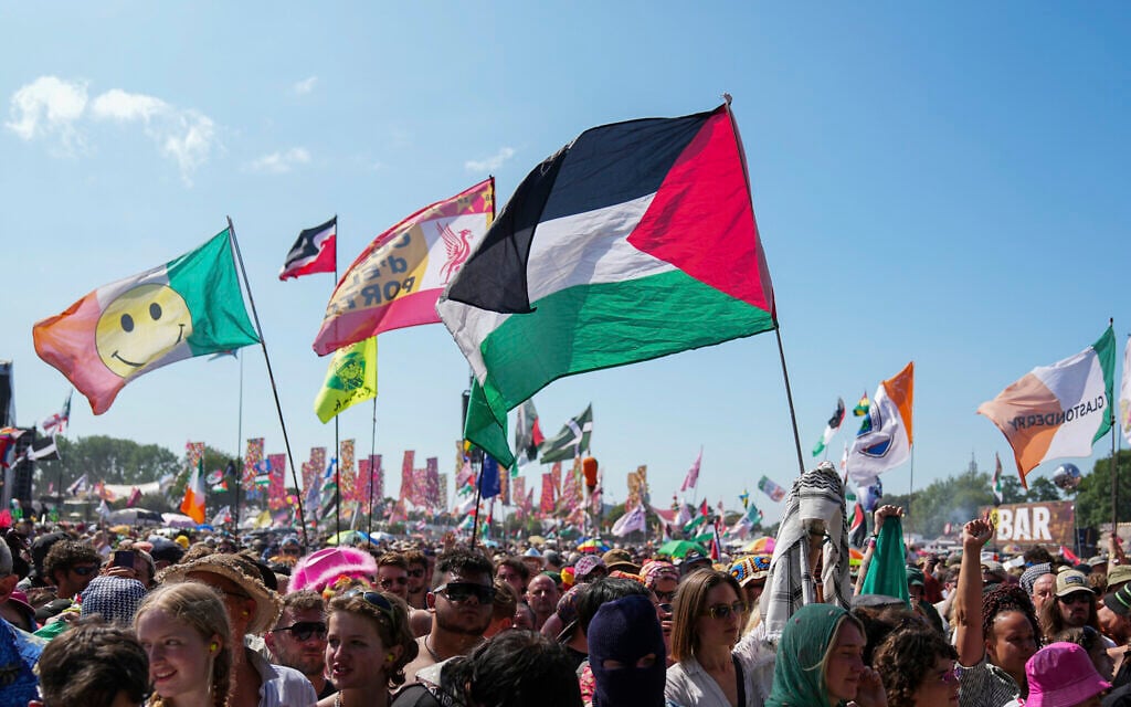 ‘Death to the IDF’: Palestine takes center stage at Glastonbury music festival