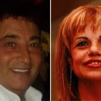 Yisrael Aloni (L) and Etty Engel Cohen (R), killed during separate Iranian ballistic missile attacks on June 14, 2025. (Courtesy)