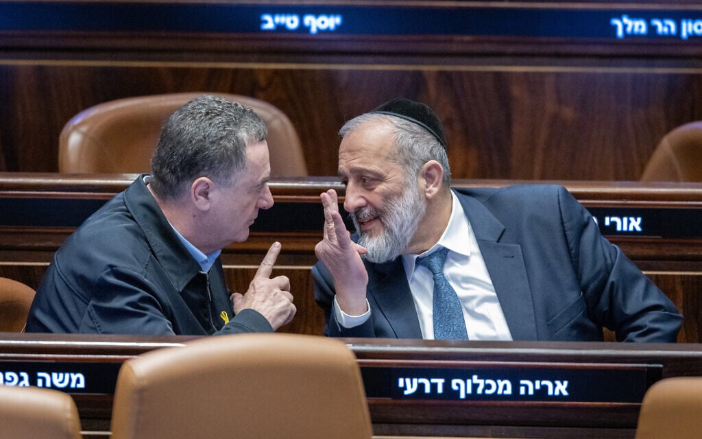Why did the Haredim agree to an enlistment plan containing sanctions?