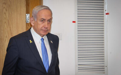 Prime Minister Benjamin Netanyahu arrives at the Tel Aviv District Court on June 9, 2025. (Yariv Katz/POOL) Prime Minister Benjamin Netanyahu arrives at the Tel Aviv District Court on June 9, 2025. (Yariv Katz/POOL)