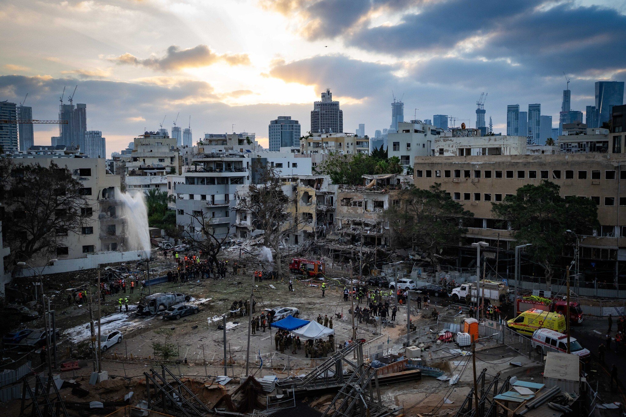 Tel Aviv residents left homeless after Iranian missiles cause massive destruction