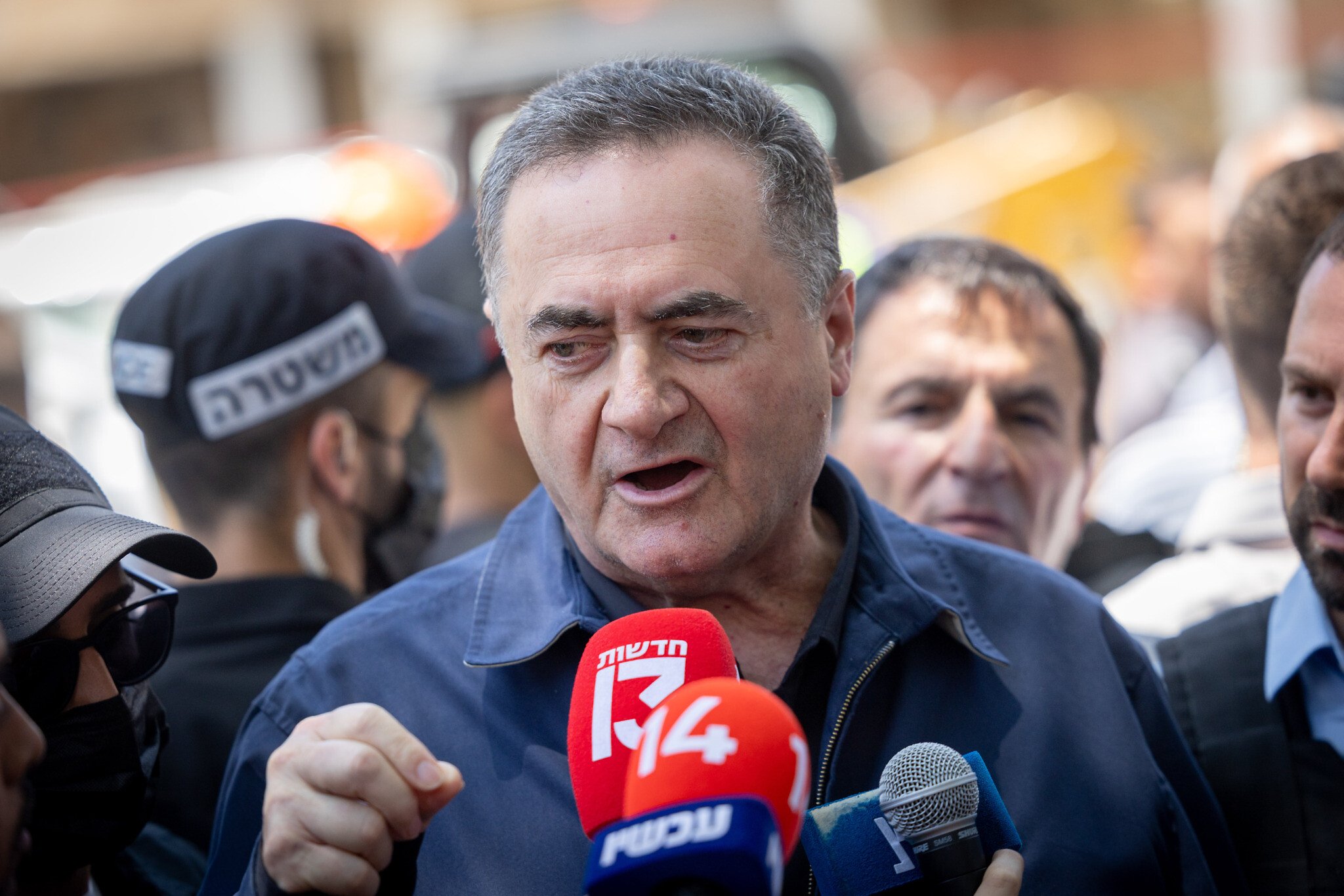 Ratcheting up threats, defense minister says Iran’s Khamenei ‘cannot continue to exist’