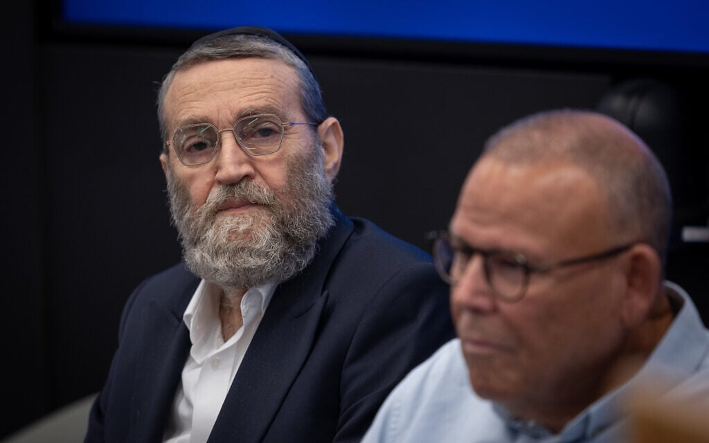 Senior Haredi lawmaker: ‘I don’t understand what we are fighting for in Gaza’