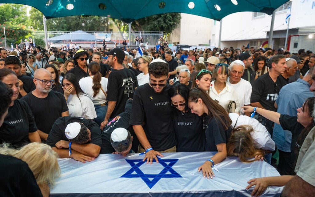 ‘A true superman’: Slain hostage Yonatan Samerano laid to rest