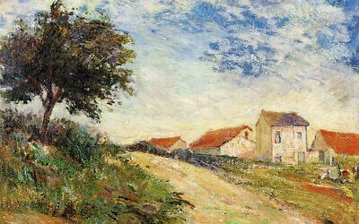 La Route Montante (The Road), 1884, by French painter Paul Gauguin (1848-1903). The painting is part of the Foundation E.G. Bührle Collection and can be viewed at the Kunsthaus in Zurich, Switzerland. (Public domain)