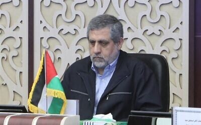 Saeed Izadi, head of the Palestine Corps in the IRGC Quds Force, in an undated photo. (Social media: used in accordance with Clause 27a of the Copyright Law)
