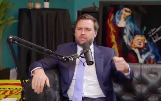 JD Vance speaks on the 'This Past Weekend w/ Theo Von' podcast on June 7, 2024. (Screen capture/X)