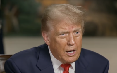 US President Donald Trump speaks to Fox News's Maria Bartoromo in an interview aired June 29, 2025. (Screen capture via YouTube)