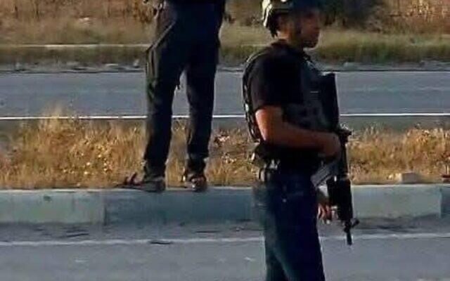 Armed members of the Abu Shabab clan in uniform in the Rafah area, May 2025. (Screenshot: Twitter, clause 27a)