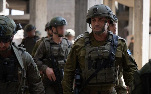 IDF Chief of Staff Lt. Gen. Eyal Zamir is seen in southern Gaza, June 1, 2025. (Israel Defense Forces) IDF Chief of Staff Lt. Gen. Eyal Zamir is seen in southern Gaza, June 1, 2025. (Israel Defense Forces)
