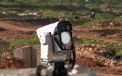 A laser interception system deployed to northern Israel, in an undated photo published by the Defense Ministry on May 28, 2025. (Israel Defense Forces)